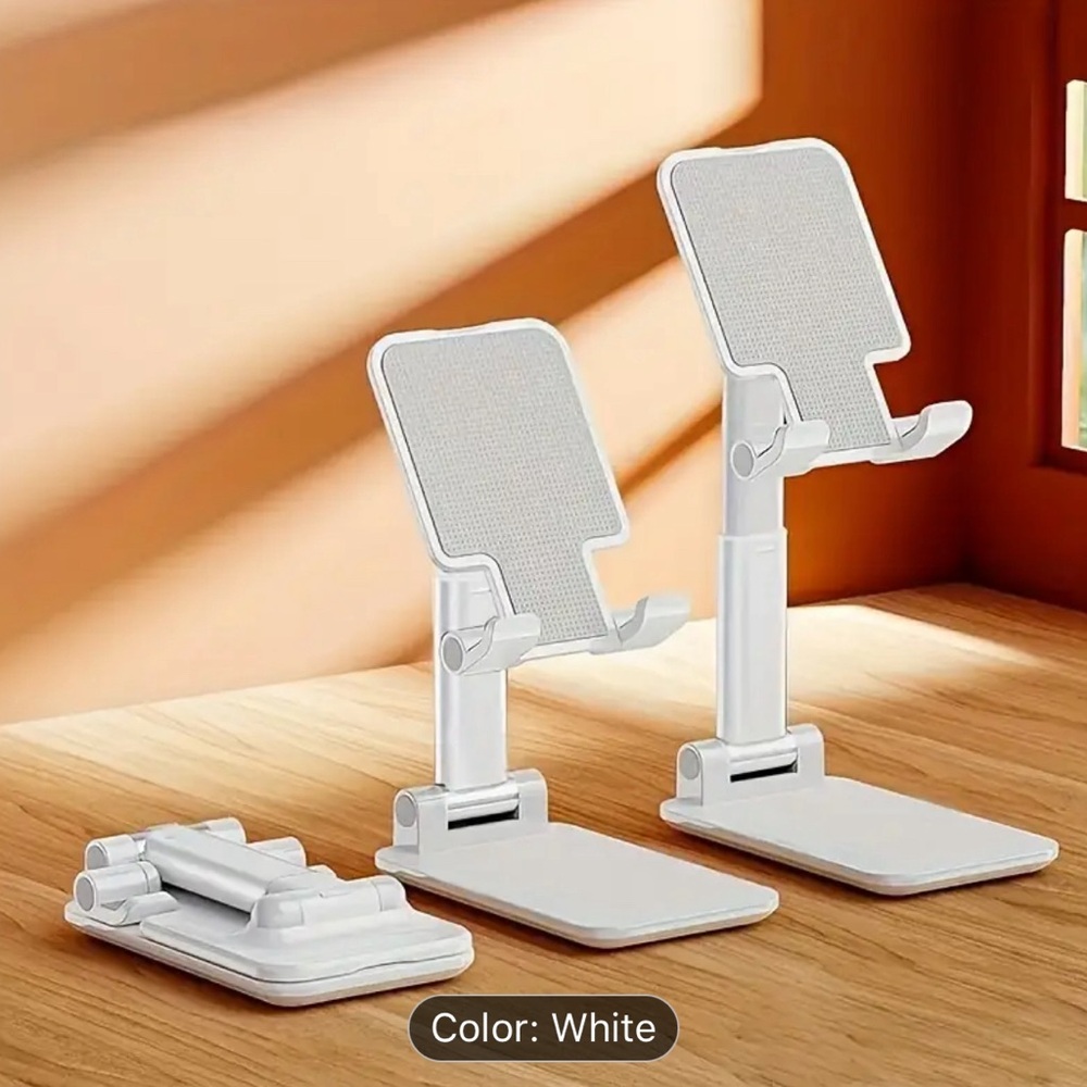 Adjustable White Phone Stand